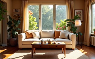 Créer un espace de vie harmonieux et chaleureux à la maison