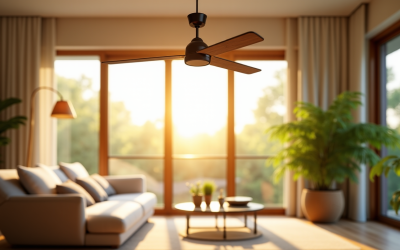 Alternative à la climatisation : pourquoi le ventilateur de plafond fait son grand retour dans nos salons