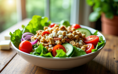7 idées de salades complètes pour un déjeuner équilibré