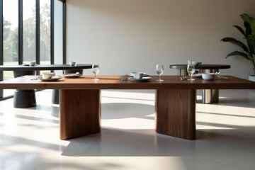 Quels matériaux choisir pour une table de salle à manger