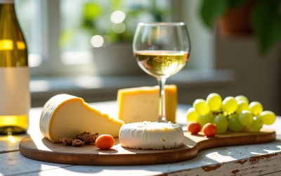 Quel fromage servir à l’apéritif avec un vin blanc sec